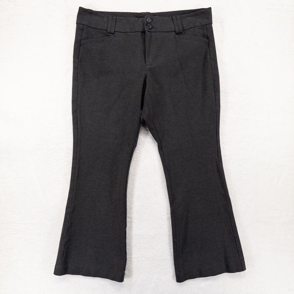 Studio by Torrid Womens Pants 16R Gray Bootcut Stretch Career Dress Trousers